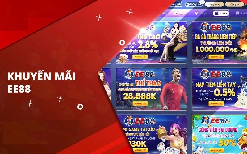 Khuyến mãi ee88 – Bùng nổ ưu đãi, thổi bùng đam mê cá cược 3 Khuyến mãi hàng ngày, quà tặng không gián đoạn